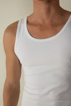 Best Pirce 🛒 Intimissimi Men Crew Neck Tank Top Light Heathered Grey 🥰