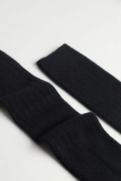 Cheap ⭐ Intimissimi Men Long Ribbed 🧦 Socks In Cashmere And Wool Anthracite 🧨