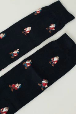Hot Sale 😍 Intimissimi Men Grumpy Print Long 🧦 Socks In Soft Cotton Dark Blue Grumpy Print 🥰