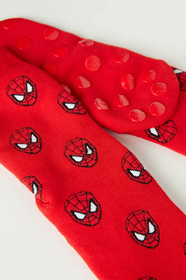 Best Sale 🎉 Intimissimi Men Marvel Spider-Man Non-slip 🧦 Socks Red 🔥