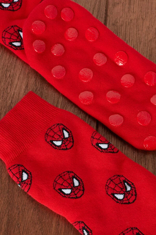 Best Sale 🎉 Intimissimi Men Marvel Spider-Man Non-slip 🧦 Socks Red 🔥 - Image 2