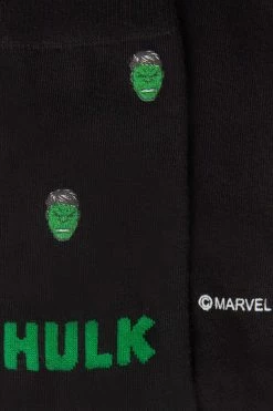 Promo 😉 Intimissimi Men Hulk Short Soft Cotton 🧦 Socks Black Hulk Print 🌟
