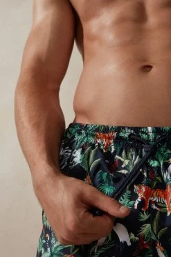 Top 10 ⭐ Intimissimi Men Jungle Print Swim Trunks St.uccelli E Zebre Blu ⌛