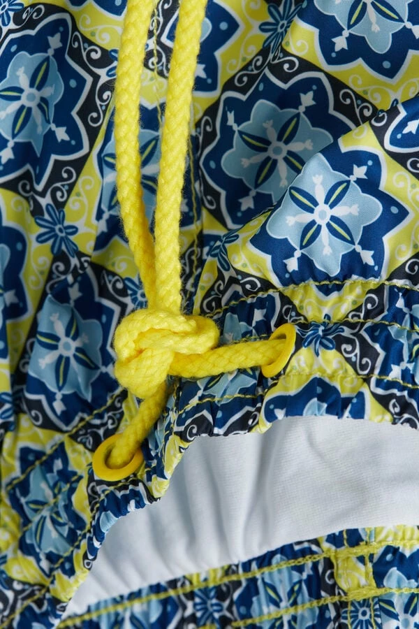 Best Sale ๐ Intimissimi Men Capri Print Swim Trunks St. Capri Blu ๐งจ - Image 4