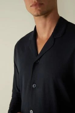 Best Pirce ๐ Intimissimi Men Supimaยฎ Cotton Pajamas Midnight Blue ๐