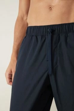 Cheapest ๐ Intimissimi Men Pants In Cotton Cloth Midnight Blue ๐