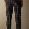 Best Sale ⭐ Intimissimi Men Long Red / Cream Checkered Trousers Blue Red Check Print 😉