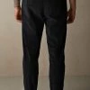 Best Sale 👏 Intimissimi Men Ribbed Velvet Full Length Pants Black Slate 👏