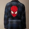 Budget 🧨 Intimissimi Men Marvel Spider-Man Robe Blue Spider-man Print 👏