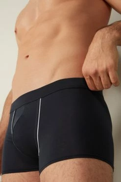 Top 10 ❤️ Intimissimi Men Natural Fresh Supima® Cotton Boxers White/blue ❤️