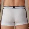 Cheapest ⭐ Intimissimi Men Two-tone Boxers In Stretch Supima® Cotton Black/light Grey Blend 👍