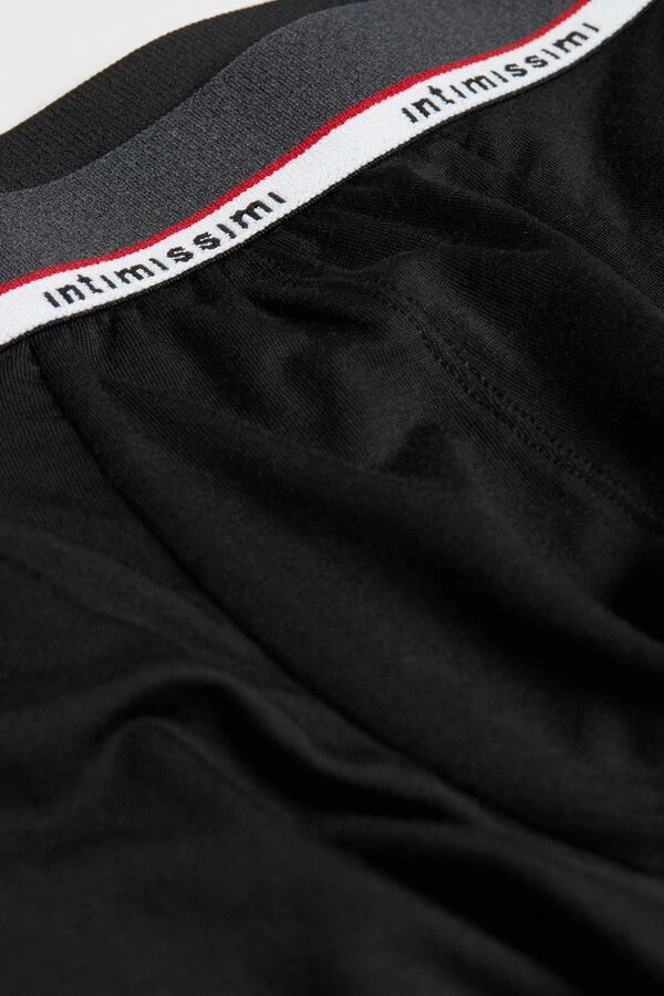 Best Sale 😍 Intimissimi Men Micromodal Boxers Black ✔️ - Image 5