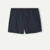 Cheap 💯 Intimissimi Men Patterned Cotton Jersey Relaxed Fit Boxers Midnight Blue Dot Print 😍