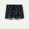 Hot Sale ✨ Intimissimi Men ©Disney All Over Mickey Faces Boxers In Cotton Cloth Midnight Blue Mickey Faces Print 😉