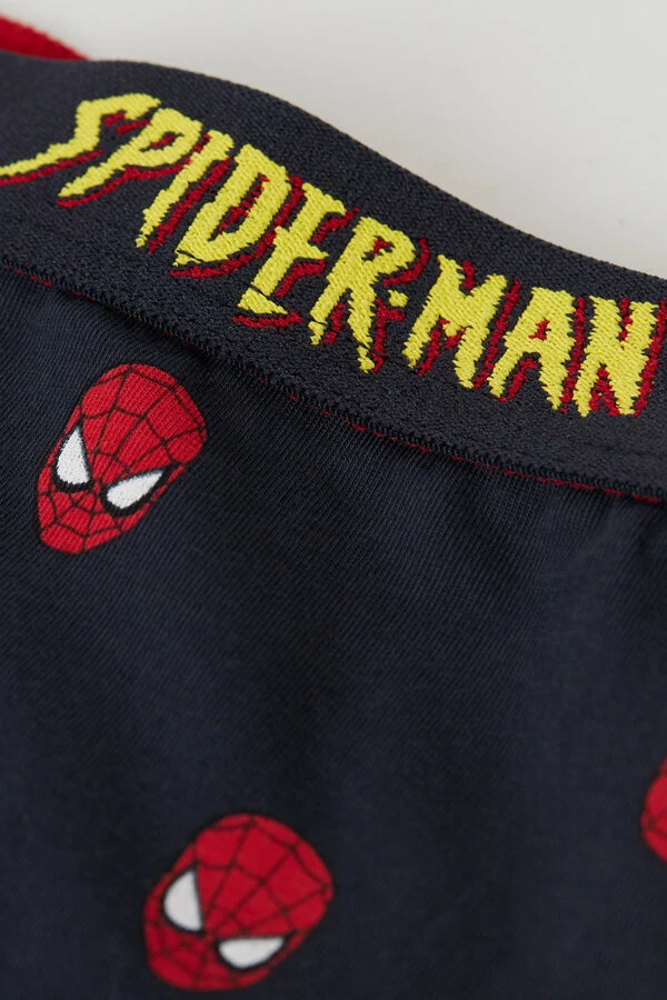 Best deal 🎁 Intimissimi Men Spider-Man Mask Boxers In Stretch Supima® Cotton Midnight Blue Spider-man Mask Print 😉 - Image 2