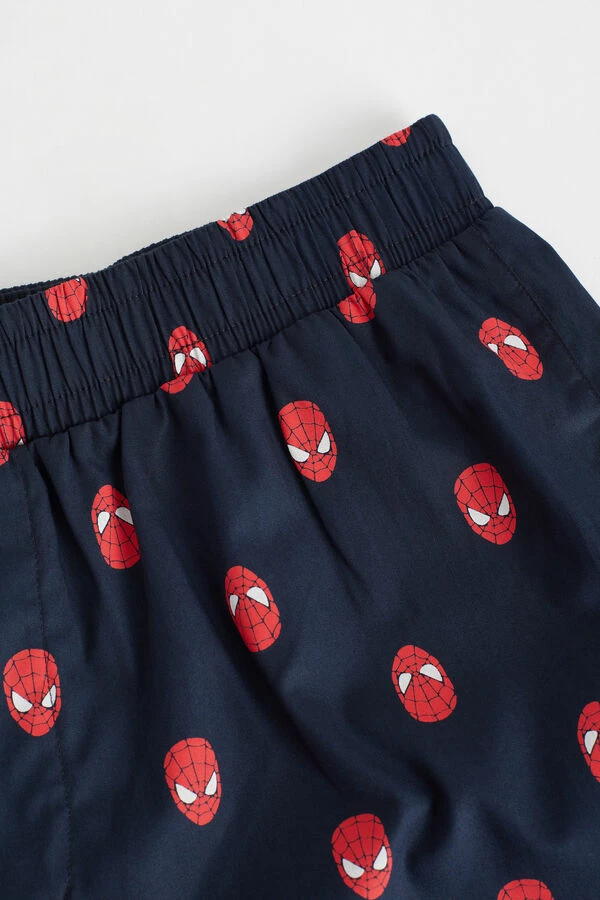 New 🌟 Intimissimi Men Cotton Cloth Spider-Man Boxers Midnight Blue Spider-man Mask Print 🛒 - Image 2