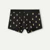 Budget 😀 Intimissimi Men Chick Boxers In Stretch Supima® Cotton Black Chick Print 🎁