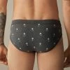 Top 10 💯 Intimissimi Men Panda Briefs In Stretch Supima® Cotton Graphite Grey Heather Panda Print 🌟