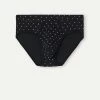 Outlet 🎁 Intimissimi Men Dotted Briefs In Stretch Supima® Cotton Black Dot Print 🥰