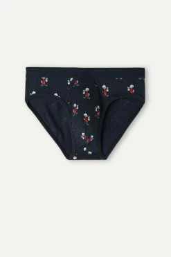 Discount ⌛ Intimissimi Men Stretch Supima® Cotton Scrooge McDuck Briefs Midnight Blue Scrooge Mcduck Print 👏