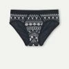 Hot Sale ⭐ Intimissimi Men Norwegian Pattern Briefs In Stretch Supima® Cotton Midnight Blue Fair Isle Print 🥰
